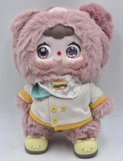 Doubao 400% Disappearing Burger Chef Piggy w/3 Eye expressions 12"
