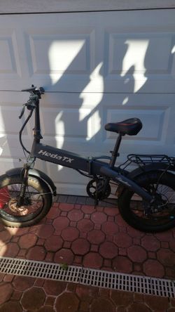 HedaTX 20" Fat Tire Folding E-Bike - No Battery