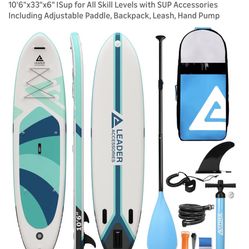 Inflatable Stand Up Paddle Board 10'6"x33"x6"