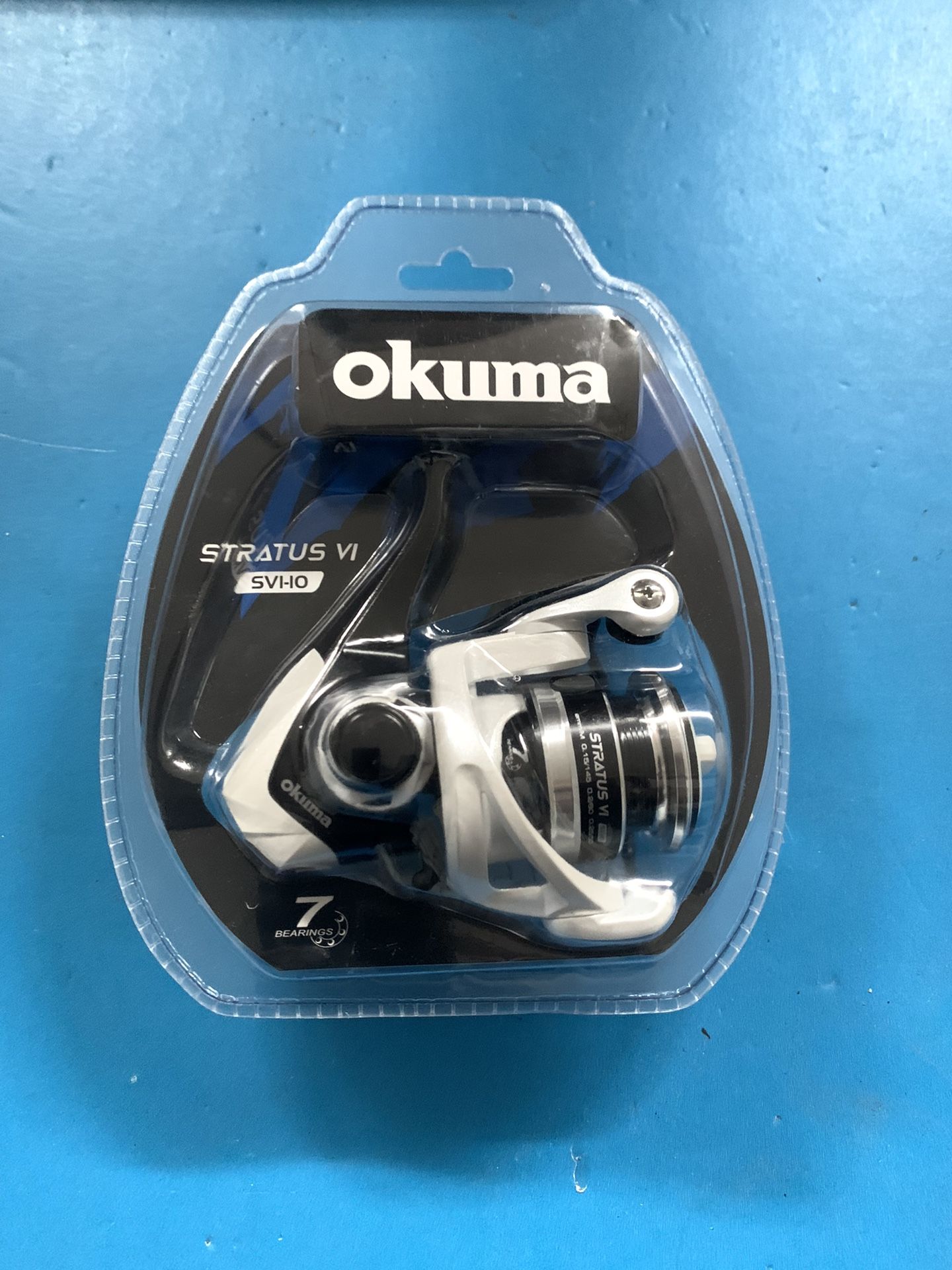 Okuma Stratus VI Spinning Reel SVI-10 (SB) Great For Trout Fishing