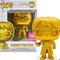 ✨✨ ⚡ IT’SUGAR Exclusive Harry Potter GOLD Funko POP! ⚡ ✨✨ 