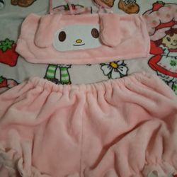 Cute Melody Women's 2 Piece Soft Set