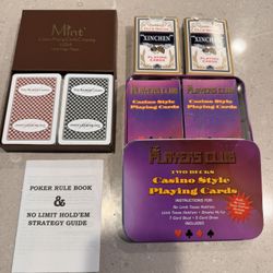 Playing cards - 6 decks