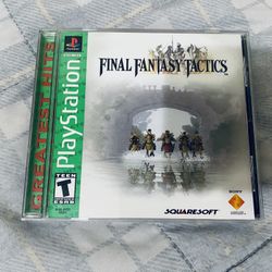 Final Fantasy Tactics Sony Playstation Ps1 Game Near Mint CIB complete fully functional adult owned purchase for collecting please check out  photos