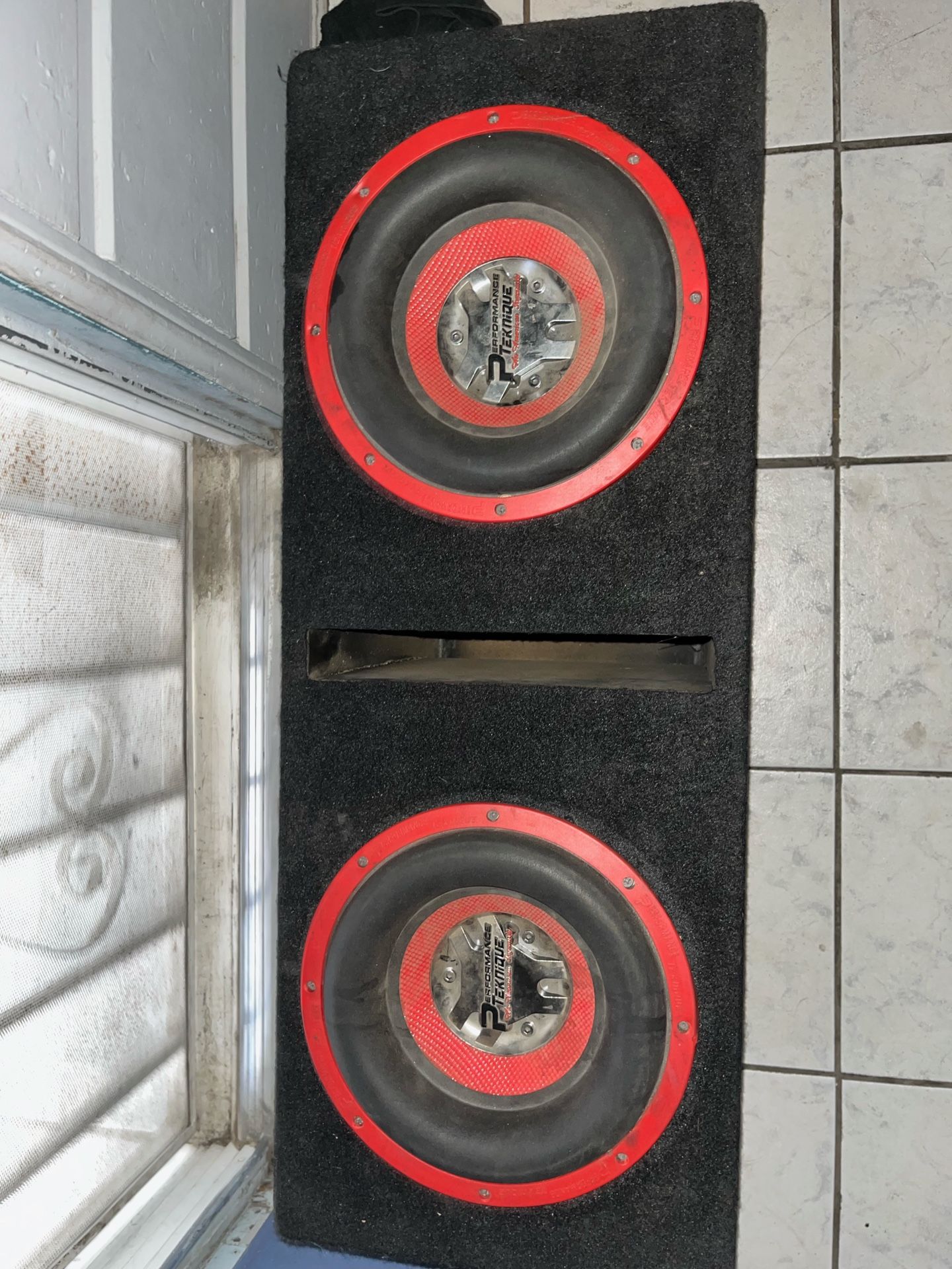 Dual 10inch Subwoofers + Box