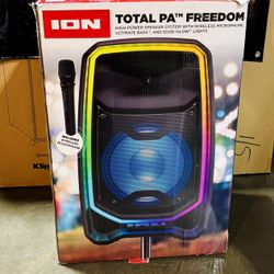 ION 650W Total PA Freedom – High-Power PA Speaker + Wireless Mic | Indoor/Outdoor Events