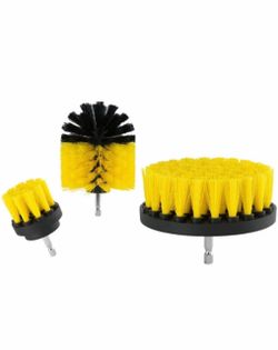 6 pcs Drill Brush Attachment Set- Power Scrubber for Batrhoo, Kitchen, Tub, Tale e Grout cleaining- 3Pack Cleaning Brushes