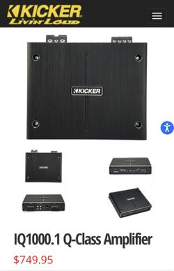 Kicker IQ Amplifier