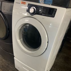 White Samsung Stand Up Dryer