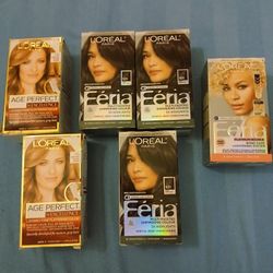 L'OREAL Paris Hair Color (Lot Of 6) Brand New
