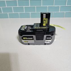 ONE+ 18V HIGH PERFORMANCE Lithium-Ion 4.0 Ah BATTERY BRAND NEW 

