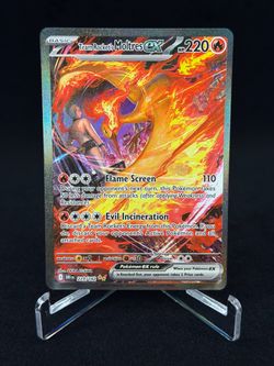 NEAR MINT Pokémon TCG - Destined Rivals - Team Rocket's Moltres ex SIR Full Art - 229/182