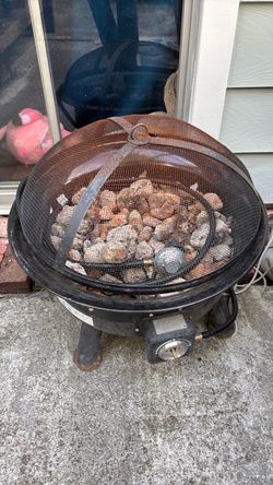 Propane fire pit