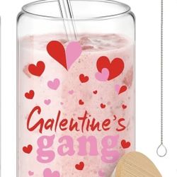 Galentines Cute Cup With Lid And Lid.