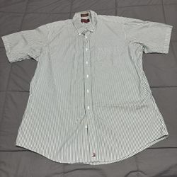 Nordstrom classic men’s 16 1/2 100% long staple cotton 2x2 pinpoint button up 