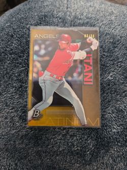 Shohei Ohtani Bowman Platinum Angels #03/50 Baseball Card