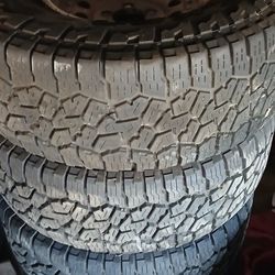 Jeep Rims And Tires Falcon wild peak At 3 33 Inch Tires 16 Inch Rim 