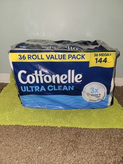 36 Rolls Toilet Paper Cottonelle Ultra Clean 
