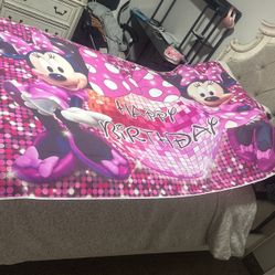 Minnie Mouse Back Drop