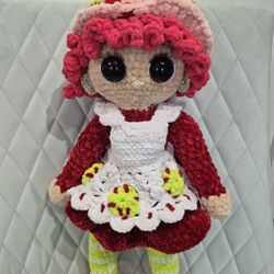 Strawberry Shortcake Handmade Crochet Doll 
