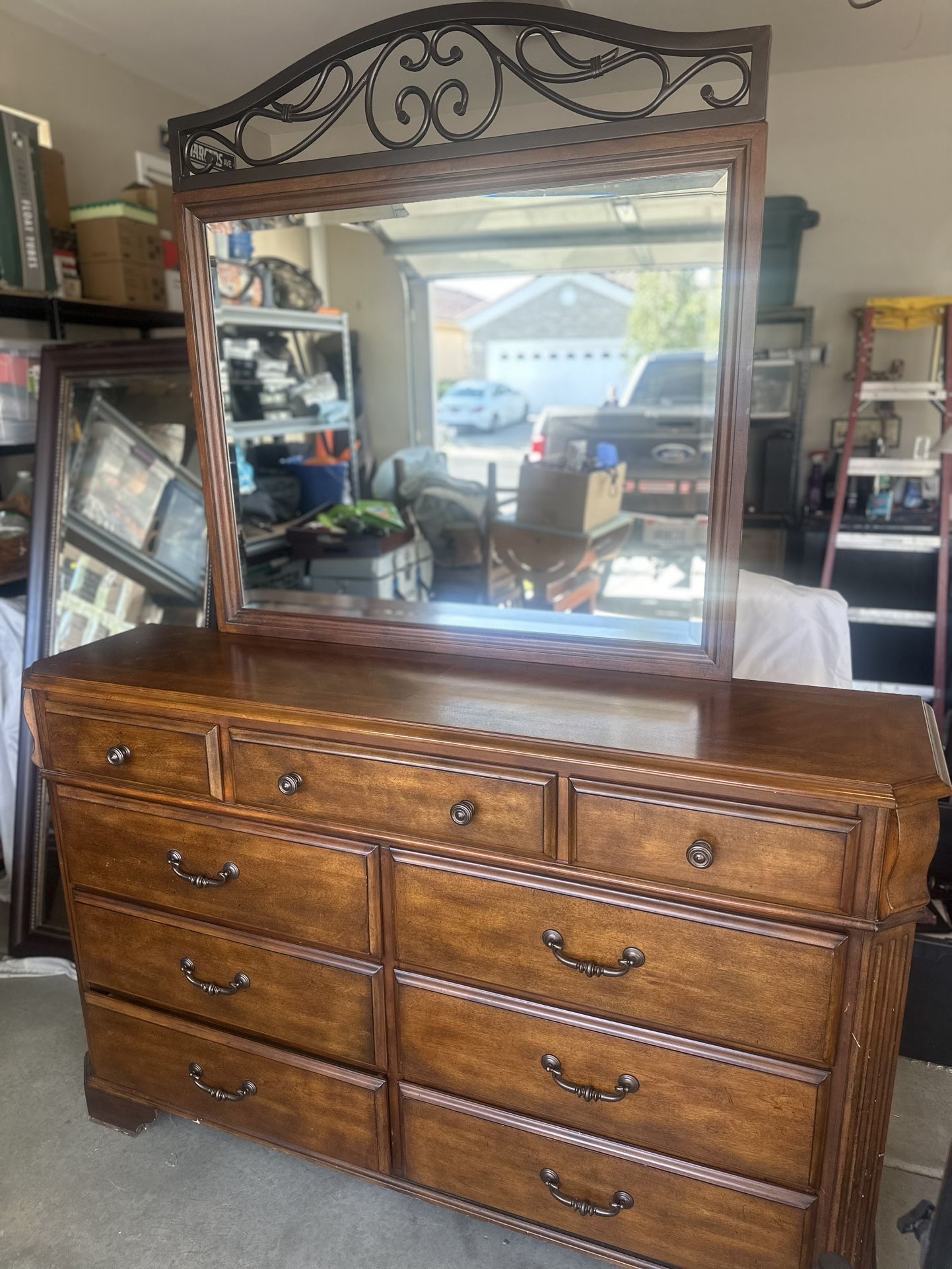 Dresser and Mirror
