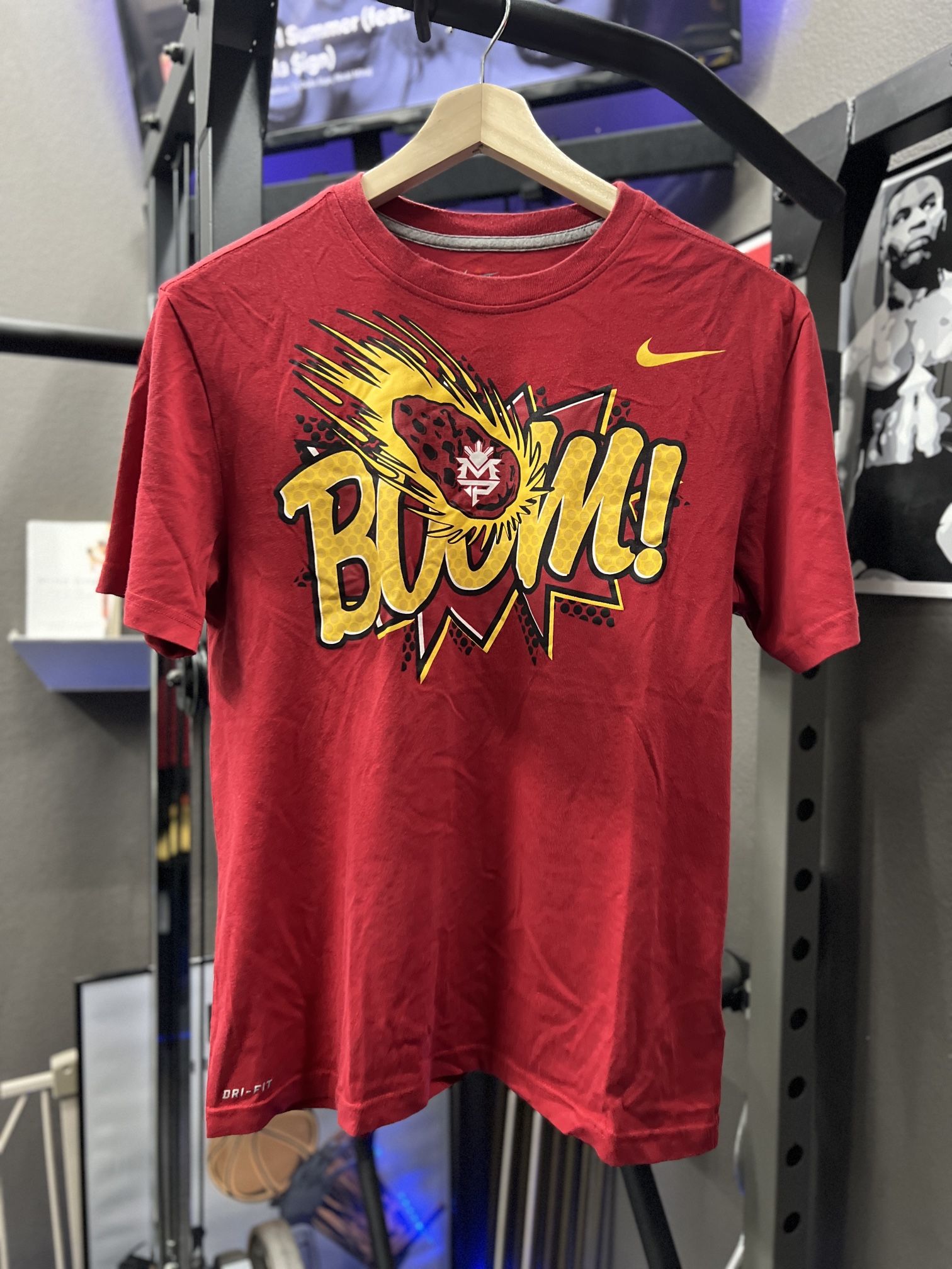 Nike Manny Pacquiao T-Shirt Boxing Mens Size XL Red Boom Philippines Champion