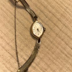 Vintage 10 Kt Gold Filled Hamilton Watch 