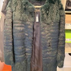 Brand New Mink Fur Maje Coat 