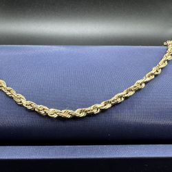 Solid Rope Bracelet (14K) 10.6 Grams ‼️‼️$700