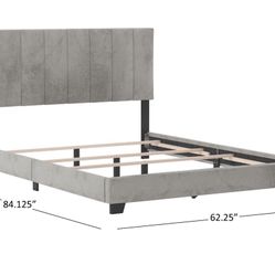 Brand New Upholstered Queen Size Bed 