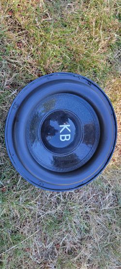 KB ( KEITH BARKER ) 10 INCH SUBWOOFER.  PICK UP ONLY