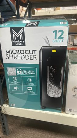 Member’s Mart Microcut Shredder 12 sheet