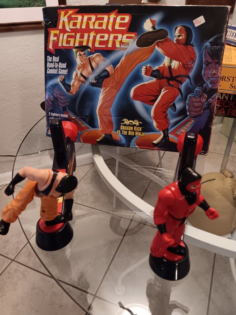 Vintage 90s Karate Fighters Dragon Kick Vs The Red Dragon By Milton Bradley