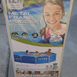 12ft Intex Metal Frame Pool Set (BRAND NEW)