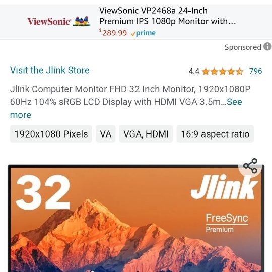 Jink Computer Monitor