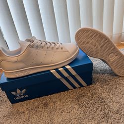 Adidas White Stan Smith - Size 8.5