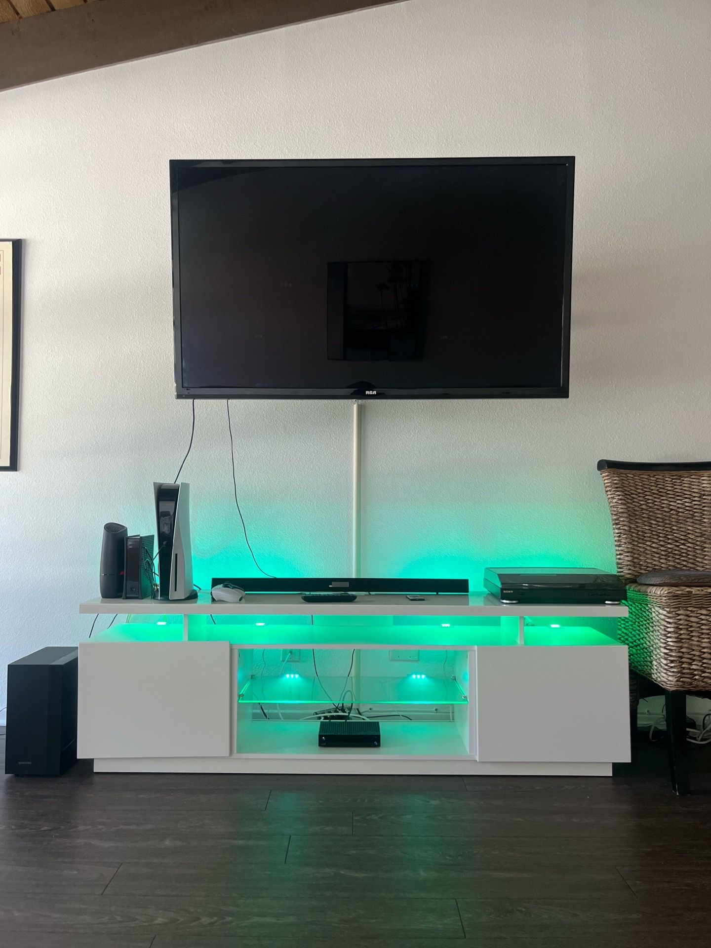 Entertainment Center w/ LED lights
