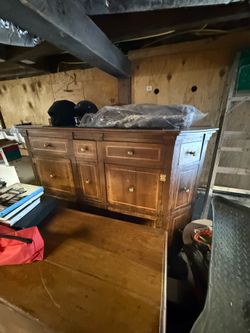 Antique sideboard cabinet Must be gone by 7/16