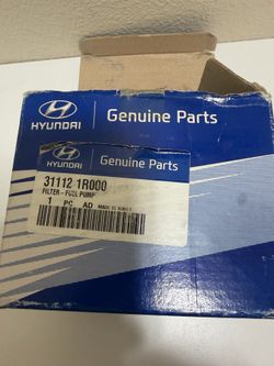 Free Hyundai/Kia genuine fuel pump filter 31112-1R000