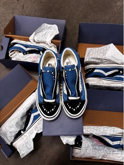 Pearlized vans Sz 7.5 women