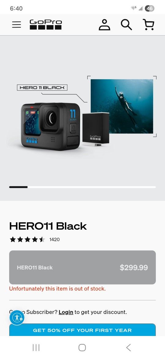 GoPro HERO 11 Black NEW