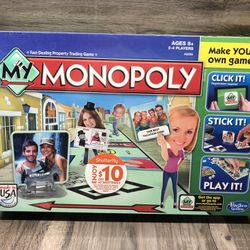 My Monopoly Board Game Factory Sealed (2014)