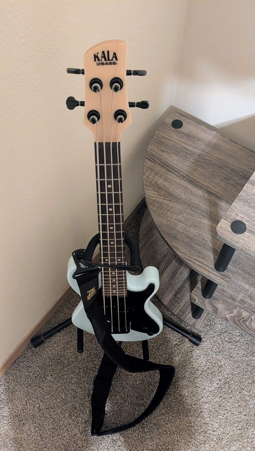 Kala Uke Bass, Strap, New Pair of Strings, Fender Rumble 25 amp, Gig Bag, Bass Stand and Amp Cover
