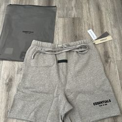 Fear of God Essentials “Dark Oatmeal” Shorts