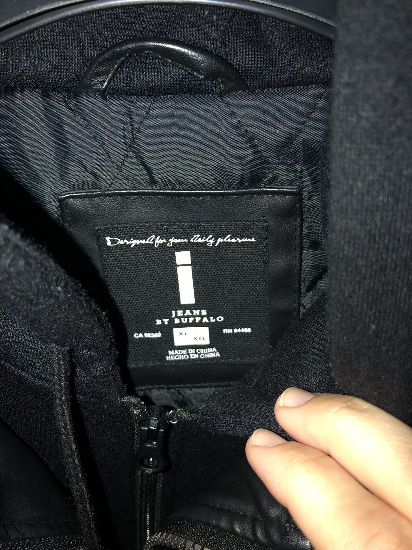 Men’s leather jacket
