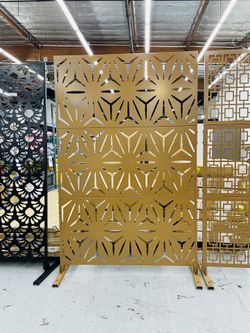 SUMMER SALE!! BIG DIAMOND Privacy Screen47.2 in W. Galvanized Steel Garden Fence Outdoor Privacy Screen Garden Screen Panels
