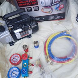 3 .5 Refrigerant Vacuum Pump Manifold Set