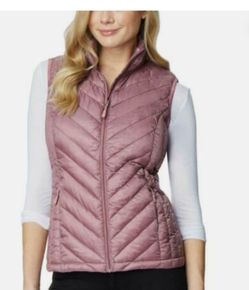 32 DEGREES Heat Womens Packable Vest (Small, Fig Berry)