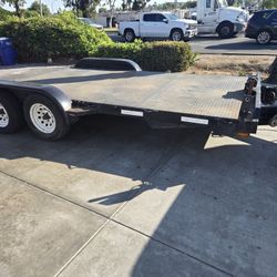 16x7 Steel Deck Car Trailer Hauler