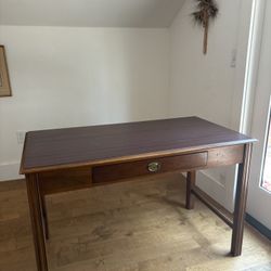 Large 80s? Desk With Small Drawer 